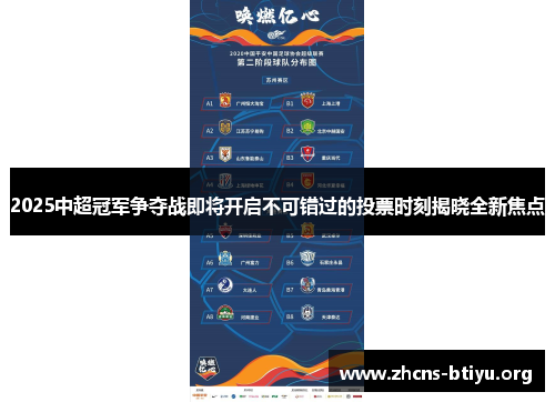2025中超冠军争夺战即将开启不可错过的投票时刻揭晓全新焦点