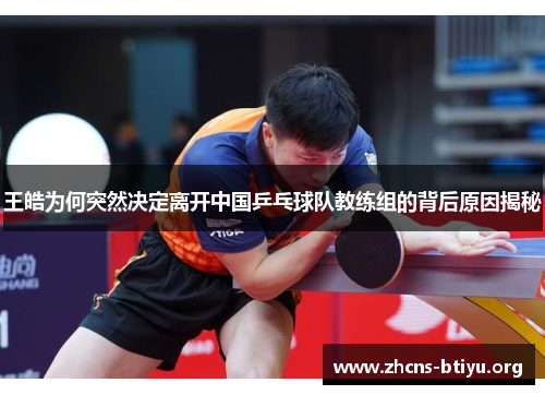 王皓为何突然决定离开中国乒乓球队教练组的背后原因揭秘