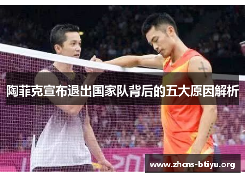 陶菲克宣布退出国家队背后的五大原因解析 陶菲克宣布退出国家队背后的五大原因解析